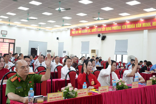 HĐND phường Yên Nghĩa thông qua nhiều nghị quyết quan trọng