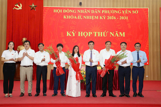 HĐND phường Yên Sở thông qua nhiều nghị quyết quan trọng, tạo động lực phát triển trong giai đoạn mới