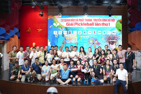 Khép lại thành công Giải Pickleball Cơ quan Báo và Phát thanh, Truyền hình Hà Nội lần thứ I - năm 2026