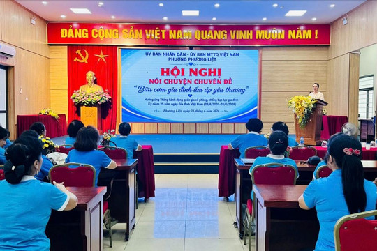 Phường Phương Liệt: Lan tỏa yêu thương từ bữa cơm gia đình đến hoạt động an sinh