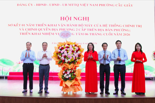 Phường Cầu Giấy: Một năm vận hành hiệu quả mô hình chính quyền địa phương hai cấp