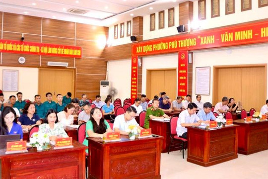 Phường Phú Thượng: Nâng cao hiệu quả công tác quân sự, quốc phòng địa phương