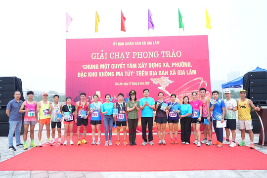 Gia Lâm lan tỏa thông điệp xây dựng địa bàn không ma túy