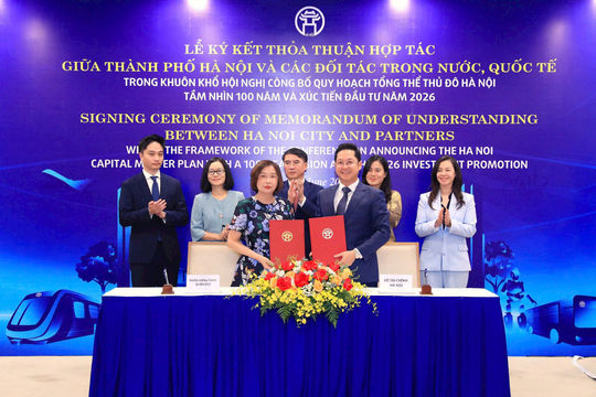 Hà Nội ký kết với 5 ngân hàng phát hành trái phiếu chính quyền địa phương
