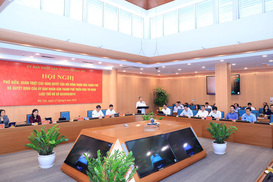 Hà Nội: Hơn 5.000 đại biểu quán triệt các Nghị quyết triển khai thi hành Luật Thủ đô năm 2026