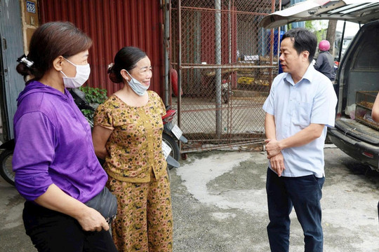 Xã Đại Xuyên: Kiểm tra tiến độ thực hiện Dự án Trục không gian Quốc lộ 1A