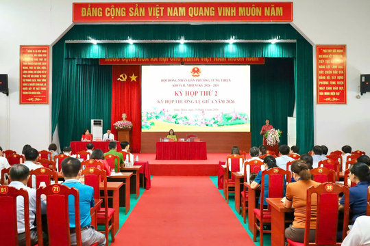HĐND phường Tùng Thiện khóa II thông qua 8 nghị quyết quan trọng