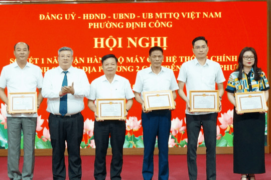 Phường Định Công thực hiện hiệu quả mô hình chính quyền địa phương hai cấp
