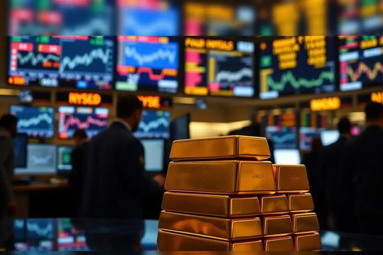 Giá vàng giảm khi kỳ vọng Fed duy trì lãi suất tăng cao