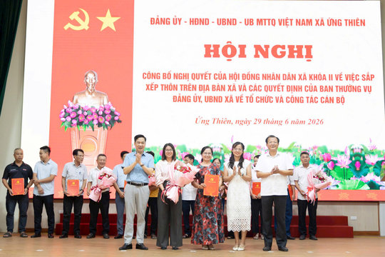 Ứng Thiên: Đổi mới toàn diện bộ máy, tạo động lực phát triển trong giai đoạn mới