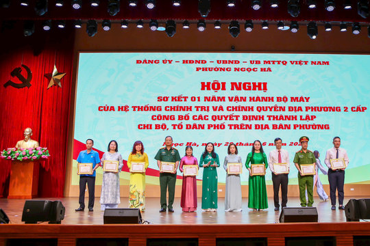 Phường Ngọc Hà: Phát huy hiệu quả mô hình chính quyền địa phương hai cấp
