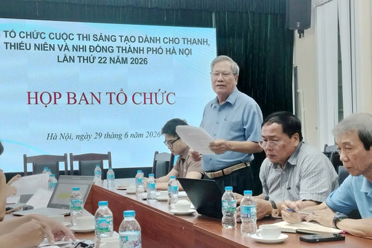 Cuộc thi Sáng tạo thanh, thiếu niên và nhi đồng Hà Nội năm 2026: 514 đề tài hợp lệ, đề xuất trao 85 giải thưởng