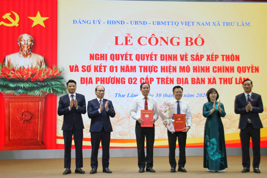 Xã Thư Lâm công bố 34 thôn sau sắp xếp