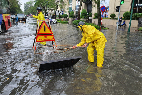 Hà Nội: Xây dựng phương án phòng, chống ngập úng mùa mưa bão 2026