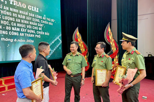 Lan tỏa hình ảnh chiến sĩ an ninh Thủ đô qua ba cuộc thi