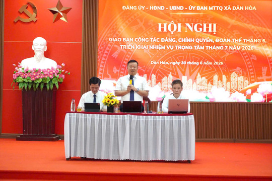 Xã Dân Hòa ghi dấu nhiều kết quả nổi bật trong 6 tháng đầu năm
