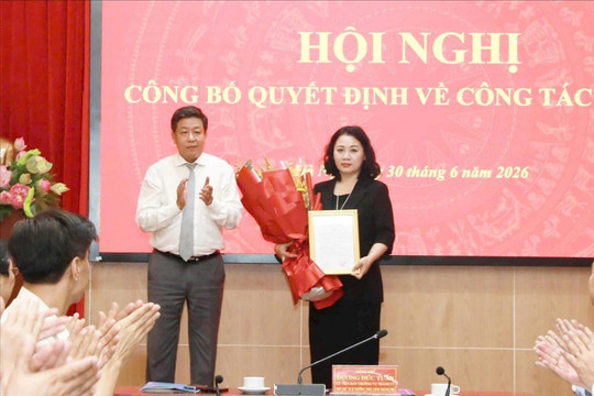 Đồng chí Lê Anh Thư là tân Phó Giám đốc Sở Nội vụ thành phố Hà Nội