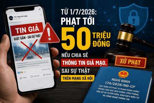 Phạt tới 50 triệu đồng nếu tung tin giả trên mạng xã hội