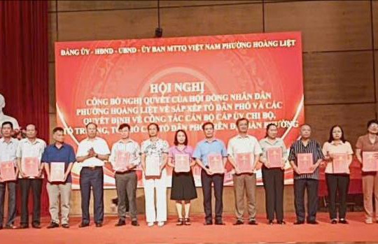 Sau sắp xếp Phường Hoàng Liệt còn 20 tổ dân phố
