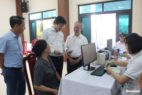 Xã Vĩnh Thanh tiên phong triển khai khám sức khỏe toàn dân