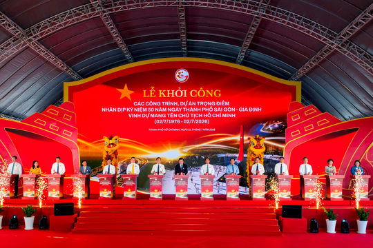 Thành phố Hồ Chí Minh khởi công 8 công trình, dự án trọng điểm