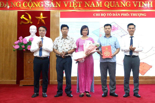 Phường Thanh Liệt kiện toàn tổ chức, công bố nhân sự chi bộ tổ dân phố