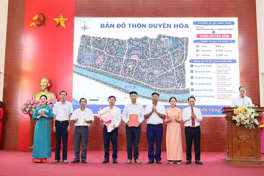 Xã Quảng Bị kiện toàn tổ chức tại 19 thôn sau sắp xếp