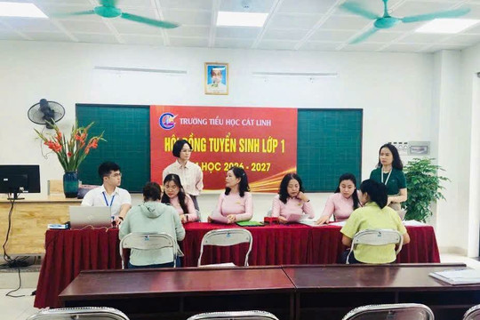 Phường Ô Chợ Dừa: Kiểm tra công tác tuyển sinh đầu cấp năm học 2026-2027