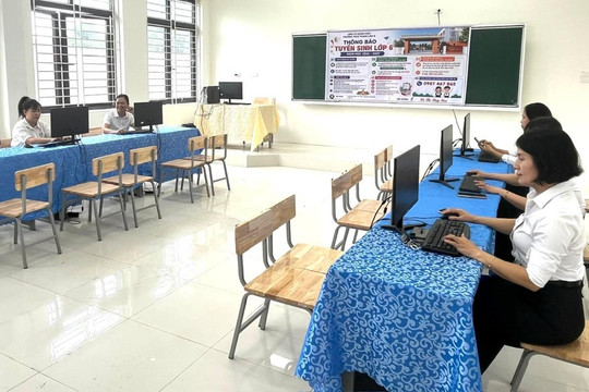 Từ ngày 1 đến 24h ngày 9-7: Hà Nội tuyển sinh trực tuyến vào trường mầm non, lớp 1 và lớp 6