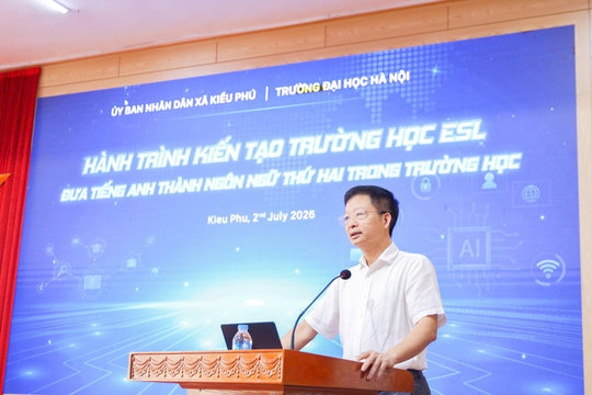Xã Kiều Phú xây dựng trường học ESL, đưa tiếng Anh thành ngôn ngữ thứ hai