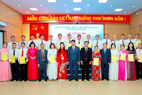Phường Phương Liệt sắp xếp còn 25 tổ dân phố, kiện toàn hệ thống chính trị ở cơ sở