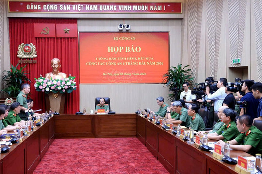 Tội phạm về trật tự xã hội giảm 14,16%
