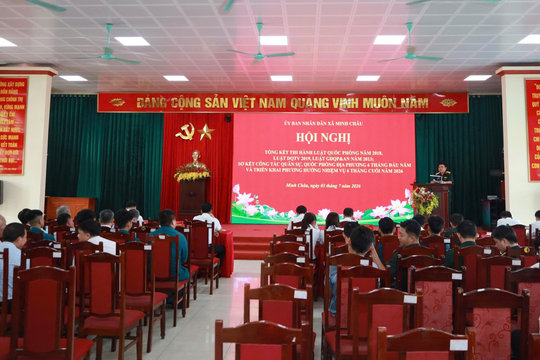 Minh Châu triển khai hiệu quả nhiệm vụ quân sự, quốc phòng địa phương