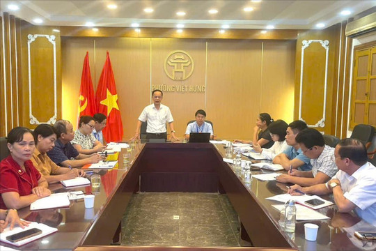 Phường Việt Hưng kiện toàn nhân sự ban công tác mặt trận và các chi hội đoàn thể