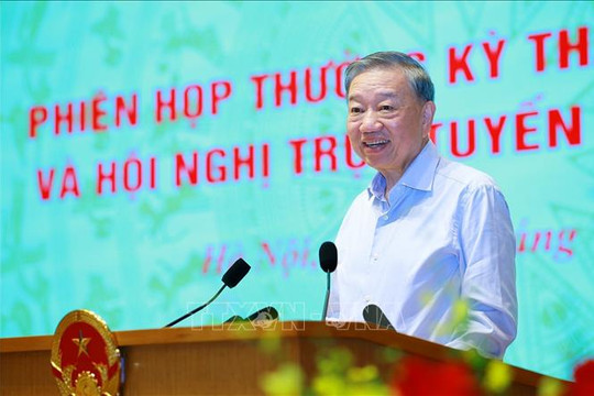 Tổng Bí thư, Chủ tịch nước Tô Lâm: Tháo gỡ ngay điểm nghẽn "tổ chức triển khai" để thúc đẩy tăng trưởng