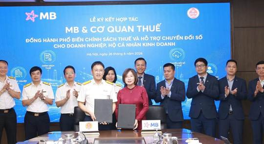MB và cơ quan thuế phối hợp hỗ trợ doanh nghiệp, hộ kinh doanh Hà Nội trong môi trường số