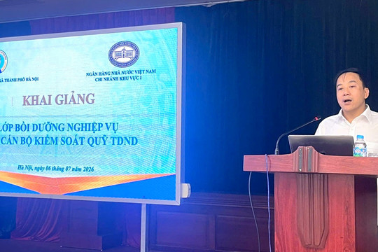 Bồi dưỡng nghiệp vụ cho gần 100 cán bộ kiểm soát Quỹ tín dụng nhân dân