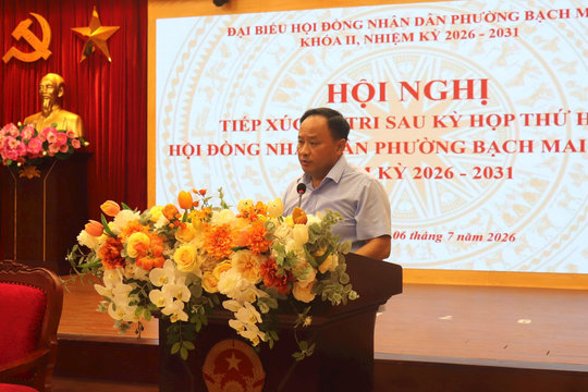 Cử tri phường Bạch Mai kiến nghị nhiều vấn đề về quy hoạch, môi trường, an sinh