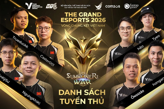 Esports Grand Championship 2026 khởi tranh tại Hà Nội, thu hút các đội tuyển hàng đầu châu Á
