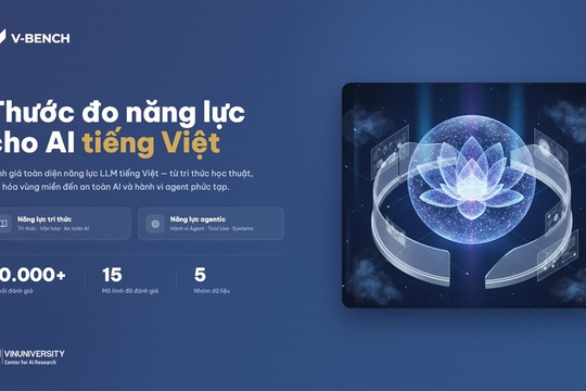 VinUni giới thiệu V-Bench, thước đo năng lực AI dành cho người Việt