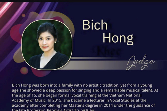 Ca sĩ Bích Hồng đại diện Việt Nam tham gia Hội đồng  giám khảo Asia Arts Festival
