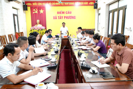 Xã Tây Phương thúc tiến độ chuyển nguồn nước sạch sông Đà cho hàng nghìn hộ dân