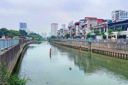 Tăng tốc dự án tiêu thoát nước phía Tây thành phố Hà Nội