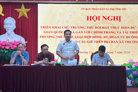 Thường Tín triển khai công tác thu hồi đất, GPMB mở rộng Quốc lộ 1A lên 90m