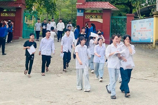 Bộ Giáo dục và Đào tạo yêu cầu các địa phương rà soát kết quả thi tốt nghiệp THPT 2026