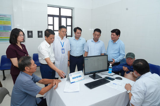 Xã Yên Lãng khám sức khỏe miễn phí cho người dân, tri ân gia đình chính sách