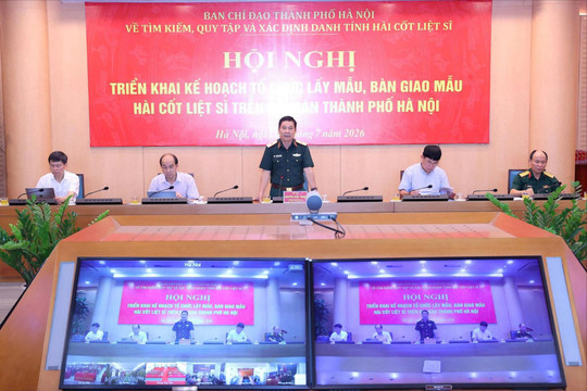 Hà Nội phát huy sức mạnh của cả hệ thống chính trị trong tìm kiếm, quy tập và xác định danh tính hài cốt liệt sĩ