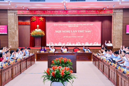 Hà Nội: Xem xét, quyết định các vấn đề quan trọng phát triển Thủ đô