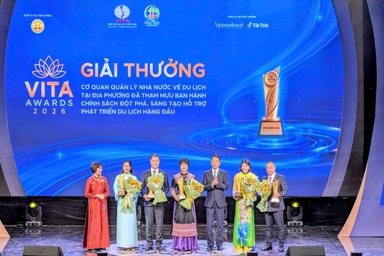 VITA AWARDS 2026: 106 giải thưởng tôn vinh các điểm sáng du lịch Việt Nam