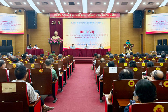 Cử tri phường Ô Chợ Dừa kiến nghị xử lý nhiều bất cập về hạ tầng, môi trường